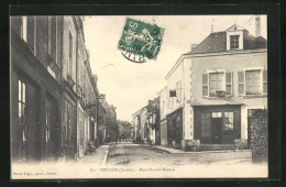CPA Brulon, Rue Charles-Barreau  - Brulon
