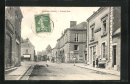 CPA Brulon, Grande-Rue  - Brulon