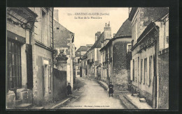 CPA Chateau-du-Loir, La Rue De La Pitouliére  - Chateau Du Loir