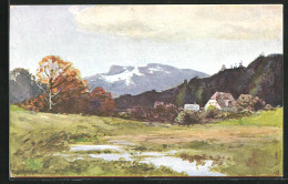 Künstler-AK August Splitgerber: Landschaft Mit Wohnhaus  - Other & Unclassified