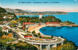 73783383 Monte-Carlo Monaco Ensemble Du Beach Et Le Cap Martin  - Autres & Non Classés