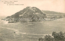 73783342 San Sebastian  Pais Vasco ES Castillo Desde La Isla  - Andere & Zonder Classificatie