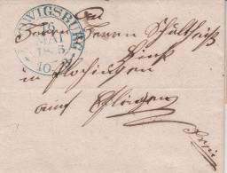 Vollständiger Vorphilabrief - 1835- Von Ludwigsburg Nach Reutlingen - Vorphilatelie