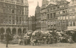 73782939 Bruxelles Bruessel Grand Place - Marche Aus Fleurs Bruxelles Bruessel - Sonstige & Ohne Zuordnung