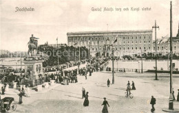 73782856 Stockholm Gustaf Adolfs Torg Och Kungl. Slottet Stockholm - Zweden