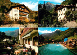 73782775 Meran Merano Pension Sittnerhof Terrasse Schwimmbad Meran Merano - Sonstige & Ohne Zuordnung