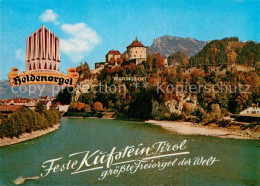 73782752 Kufstein Tirol Festung Kufstein Mit Heldenorgel Kufstein Tirol - Autres & Non Classés