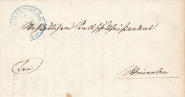 Vollständiger Vorphilabrief - 1847 - Von Ludwigsburg Nach Winnenden - Precursores