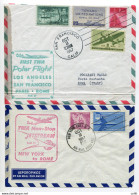 T.W.A. New York/Roma E San Francisco/Roma Del 2-3.10.57 - Airmail