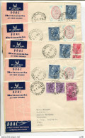 B.O.A.C. Roma/Karachi, Calcutta, Rangoon, Victoria E Tokyo Del 16.7.57 - Airmail