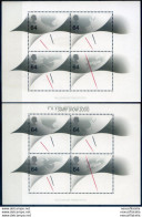 Nuovo Millennio E "Stamp Show 2000". 2 Foglietti. - Blocks & Kleinbögen