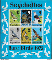 1972 Seychelles Rare Birds 1 Mini-sheet MNH SG N. MS 314 - Otros & Sin Clasificación