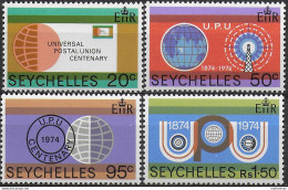 1974 Seychelles Centenary Of U.P.U. 4v. MNH SG N. 327/330 - Autres & Non Classés