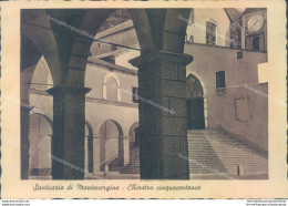 M637 Cartolina Santuario Di Montevergine Chiostro Cinquecentesco Prov  Avellino - Avellino