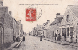 Ymonville (28 Eure Et Loir) Route De Chartres à Orléans Vers Orléans - Phot. Andrieux épicerie Tabacs Régie Au 1er Plan - Andere & Zonder Classificatie