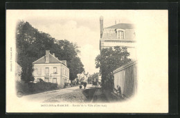 CPA Moulins-la-Marche, Entrée De La Ville, Côté Sud  - Moulins La Marche