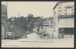 CPA Domfront, La Chateau, Vue Prise De Notre-Dame, Laden Mace-Vallee  - Domfront