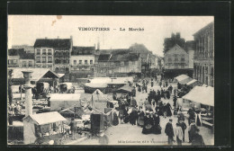 CPA Vimoutiers, Le Marché  - Vimoutiers