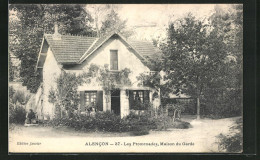 CPA Alencon, 37, Les Promenades, Maison Du Garde  - Alencon