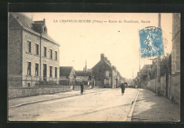 CPA La Chapelle-Moche, Route De Domfort, Mairie  - Other & Unclassified