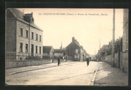CPA La Chapelle-Moche, Route De Domfort, Mairie  - Other & Unclassified