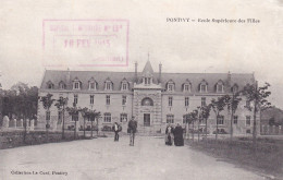Pontivy (56 Morbihan) 1915 Tampon De L'hôpital Temporaire N° 13 Bis Sur Carte De L'école Supérieure Des Filles - Other & Unclassified