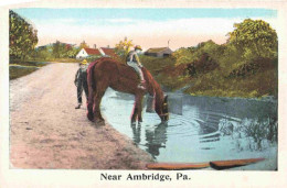 73973420 Ambridge_Pennsylvania_USA Ausritt Kuenstlerkarte - Sonstige & Ohne Zuordnung
