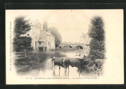 CPA Le Mesle-sur-Sarthe, Le Moulin Et Les Ponts  - Sonstige & Ohne Zuordnung