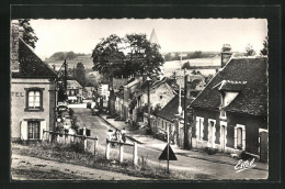 CPA Longny-au-Perche, Champ De Foire Et Rue De Paris  - Longny Au Perche