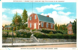 73573480 New_London_Connecticut Nathan Hale School Illustration - Other & Unclassified