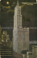 73562724 New_York_City Woolworth Building At Night - Sonstige & Ohne Zuordnung