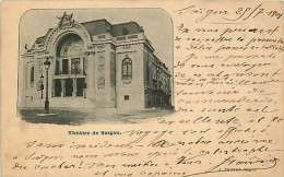 1901  Théâtre De Saïgon  J. Brunet Ed.  Circulée - Viêt-Nam