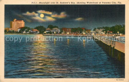 73557493 Panama_City_Florida Moonlight Over St Andrew's Bay Waterfront - Andere & Zonder Classificatie