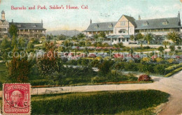 73545620 Los_Angeles_California Barracks And Park Soldiers Home - Autres & Non Classés