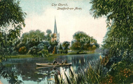 73513899 Stratford-on-Avon On The River Church Stratford-on-Avon - Altri & Non Classificati