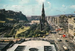 73512918 Edinburgh Princes Street And The Castle Edinburgh - Andere & Zonder Classificatie
