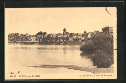 CPA Cosne-sur-Loire, Vue Sur La Loire Vers La Pecherie  - Cosne Cours Sur Loire