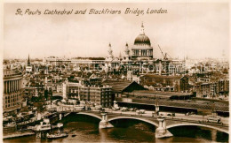 73508349 London St Pauls Cathedral And Blackfriars Bridge - Andere & Zonder Classificatie