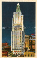 73508236 Kansas_City_Missouri Power And Light Co Building By Night - Andere & Zonder Classificatie