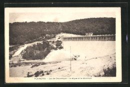 CPA Plainefas, Lac De Chaumecon, La Digue Et Le Déversoir  - Autres & Non Classés