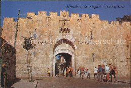 72222462 Jerusalem Yerushalayim St Stephans Gate  - Israel