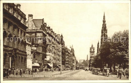 72199192 Edinburgh Princes Street Looking East  Edinburgh - Sonstige & Ohne Zuordnung