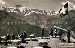 12766512 Schynige Platte Mit Jungfrau Und Breithorn Schynige Platte - Autres & Non Classés