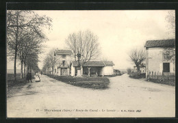 CPA Meyzieux, Route Du Canal, Le Lavoir  - Meyzieu