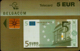 TELECARTE  BELGACOM 5 EUROS - Con Chip