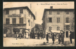 CPA Bois-d'Oingt, Hotel De France  - Le Bois D'Oingt