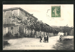 CPA Feyzin, Hotel Perret, Grande Rue Des Raz  - Feyzin