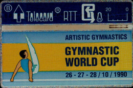 TELECARD  RTT 20...GYMNASTIQUE WORLD CUP - Deportes