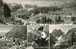 12754368 Arolla VS Landschaftspanorama Alpen Trachten Mont Collon Arolla - Andere & Zonder Classificatie
