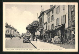 CPA Villefranche-en-Beaujolais, Porte De Belleville Vue Direction Macon  - Sonstige & Ohne Zuordnung